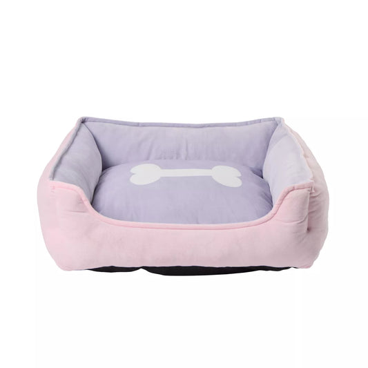 Top Paw® Color Block Cuddler Dog Bed