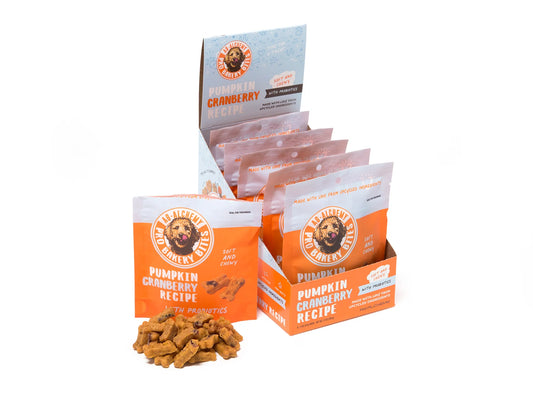 Pumpkin Cranberry 2oz Carton - Healthy Dog Treats